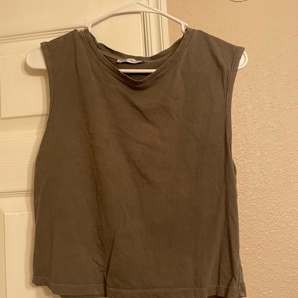 ZARA gray tank top